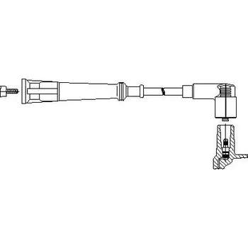 Zapalovací kabel zapalovací kabel, , 12121710622, BREMI, 121/120