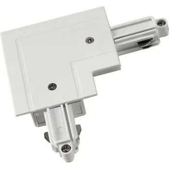 Příslušenství pro svítidlo BIG WHITE ROHOVÁ SPOJKA, pro vysokonapěťovou 1fázovou montážní přípojnici, bílá, země vnější 143251