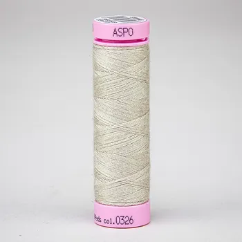 Nit Univerzální šicí nit Amann ASPO 120 polyesterová, popelavá béžová 0326, návin 100m