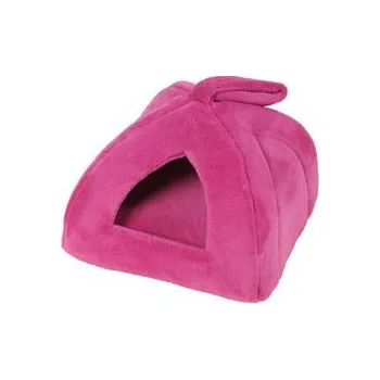 Pelíšek pro psa Pelech domek Iglů velký 45x45cm A27 Růžová tm. 1ks