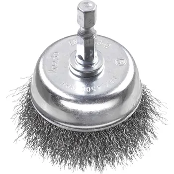 Drátěný kartáč kwb HRNCOVÝ KARTÁČ, HSS OCELOVÝ DRÁT, VLNITÝ 606310 1 ks