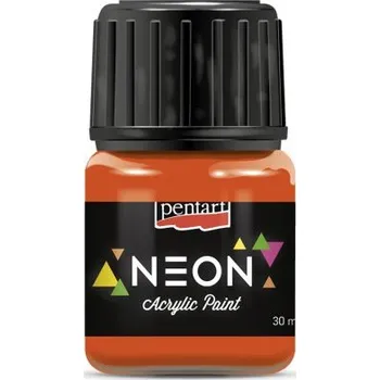 Výtvarná barva Pentart Akrylová barva NEON PENTART 30 ml ORANŽOVÁ