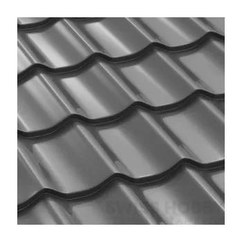 plechová krytina Plechová střešní krytina Classic Tile 1200 x 1200 mm - RAL 7024 grafit