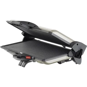 Vaření Steba PG 4.4 elektrický gril kontaktní gril manuálně nastavitelná teplota champagne, černá