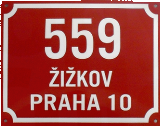 Smaltovaná cedule - 32x25 cm, pražská norma - různé barvy