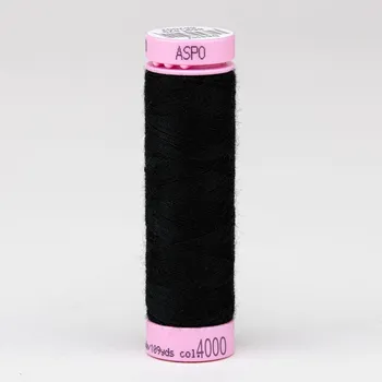 Nit Univerzální šicí nit Amann ASPO 120 polyesterová, černá 4000, návin 100m