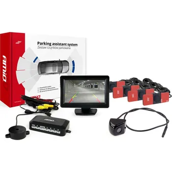 Parkovací asistent Parkovací asistent TFT01 4,3" s kamerou HD-310 4 senzory černá vnitřní, , ,