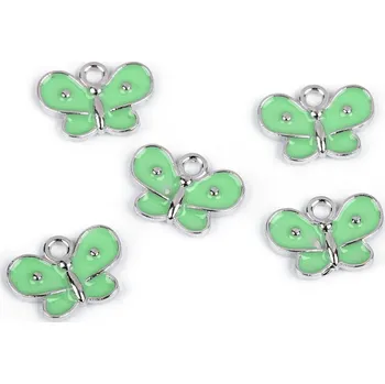 Přívěsek Přívěsek mini zvířátka, malé, 1 (80649) mint motýl