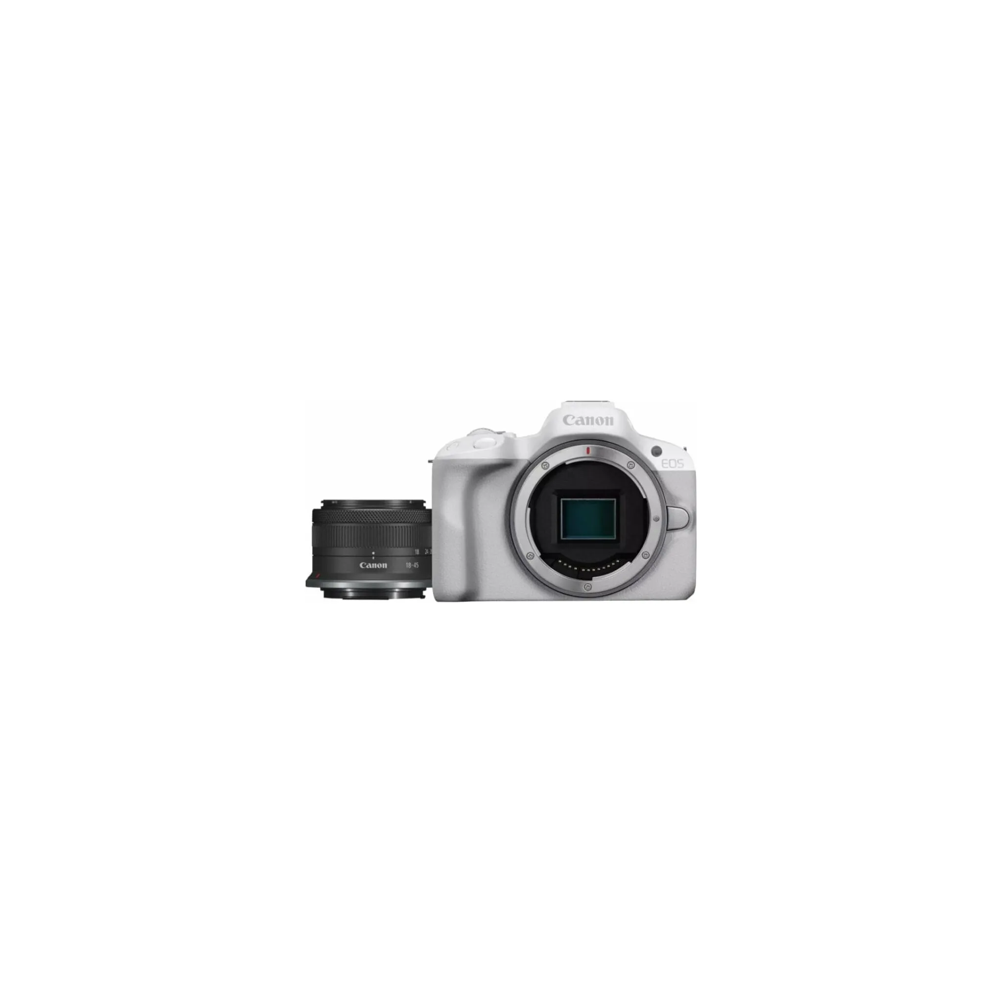 Fotografie 2 - Kompakt s výměnným objektivem Canon EOS R50 + RF-S 18-45 mm IS STM bílý