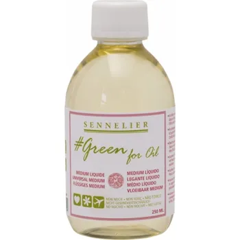 Speciální výtvarná barva Sennelier Green for Oil - Univerzální médium 250 ml