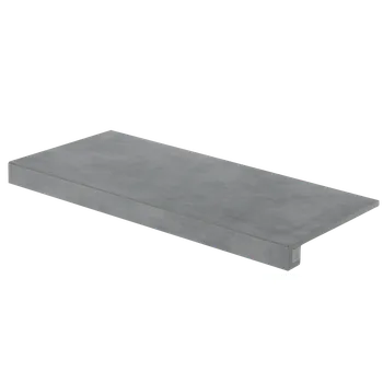 Dlažba RAKO Extra DCF84724 schodovka, tmavě šedá, kalibrovaná, 40 x 80 x 1 cm