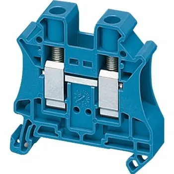 Kojenecký body SCHN NSYTRV102BL Šroubová svorka, 2 body, 10mm2 modrá (obj. mn. 50ks)