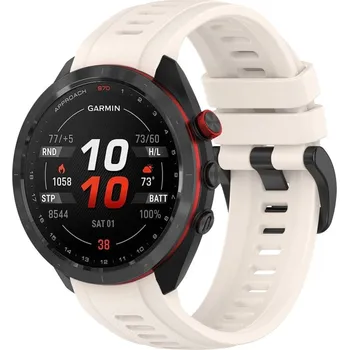 VSECHNONAMOBIL 63143 SILICONE Řemínek pro Garmin Approach S70 - 42mm béžový