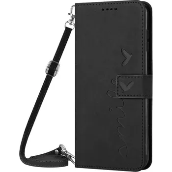 Pouzdro na tablet VSECHNONAMOBIL 50615 ART SMILE Peněženkový kryt se šňůrkou Tecno Camon 18 Premier černý