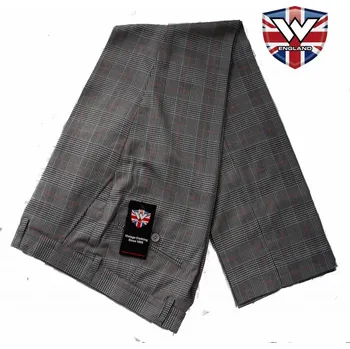 Pánské oblečení Kalhoty Warrior Sta Prince of Wales - šedé, 28