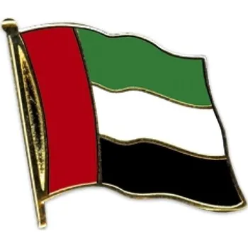 Odznak (pins) 20mm vlajka Spojené arabské emiráty - barevný