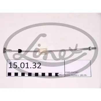 Lanko parkovací brzdy Tazne lanko, provozni brzda, , 1027516, 1064455, LINEX, 15.01.32