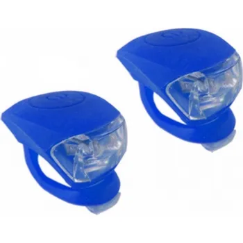 Cyklosvítilna BLIKAČKA ZADNÍ 4RACE SILICON MODRÉ