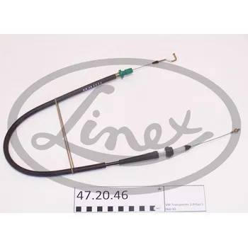 Lanko parkovací brzdy Lanko plynu, , 701721555G, LINEX, 47.20.46