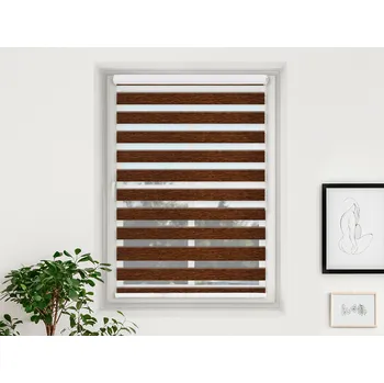 Roleta FEXI Zatemňovací Roleta Den a noc, Nature slim třešeň, A 056 v MAXI kazetě, 150x30 cm