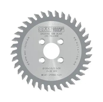 Pilový kotouč CMT Drážkovací kotouč pro CNC - D150x3 d30 Z36 HW C240150030M