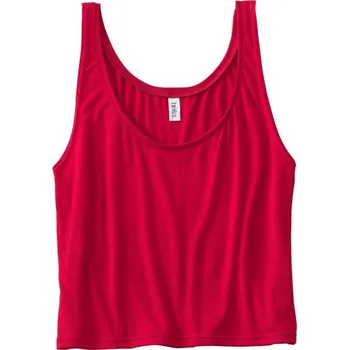 Tílko Bella Boxy Tank - červené, L