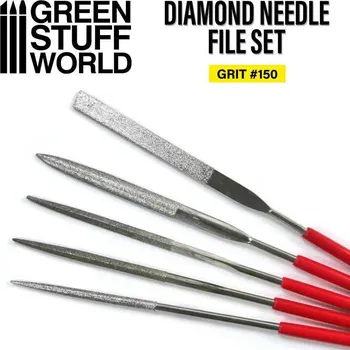 Plastikový model Diamantové jehlové pilníky (5 ks)