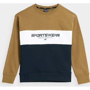 Dívčí mikina 4F 4FJAW23TSWSM630 GOLD Dětská mikina EU 140