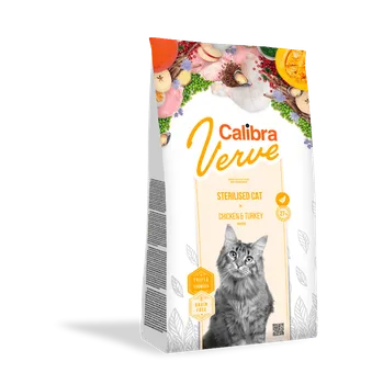 Krmivo pro kočku Calibra Cat Verve GF Sterilised Chicken&Turkey 2x3,5kg+myška+DOPRAVA ZDARMA (+SLEVA PO REGISTRACI/PŘIHLÁŠENÍ)