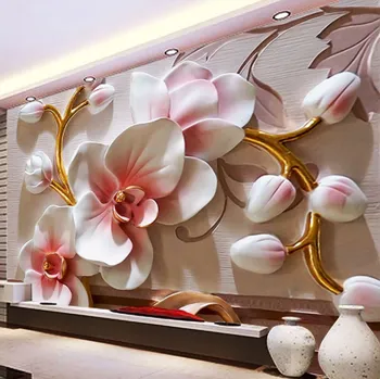 Fototapeta Solution Media 3D tapeta - Květ s poupaty MU2710 6 - Samolepící tapeta - 380-450g/m2