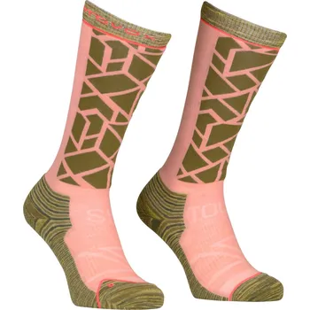 Dámské Ponožky Ortovox Ski Tour Compression Long Socks Women's Barva: Bloom, Velikost: 42-44 EU