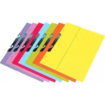 Rychlovazač papírový A4 závěsný půlený (RZP), růžový