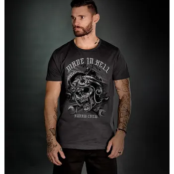Pánské tričko tričko hardcore pánské - ROAD 666 - HYRAW - SS22-M28-TSH