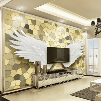 Fototapeta Solution Media 3D Tapeta - Andělská Křídla s Mozaikou MU1511 6 - Samolepící tapeta - 380-450g/m2