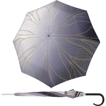 Deštník Doppler Carbonsteel Long AC Golden - dámský holový vystřelovací deštník
