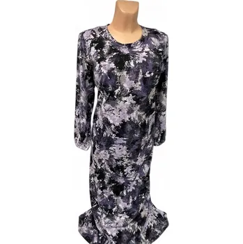 Dámské šaty Podzimní úpletové šaty VASSO, Barva Fialová, Velikost XXL52, Materiál 100%Akryl