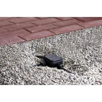 Bodové svítidlo Paulmann 237 3násobný rozbočovač 230 V černá