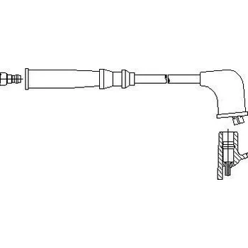 Zapalovací kabel zapalovací kabel, , BREMI, 708/68