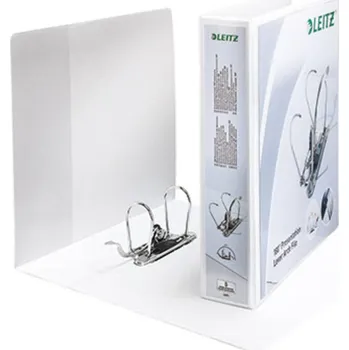Leitz prezentační pořadač Premium 4225 DIN A4, nadměrná šířka Šířka hřbetu: 80 mm bílá 42250001 1 ks