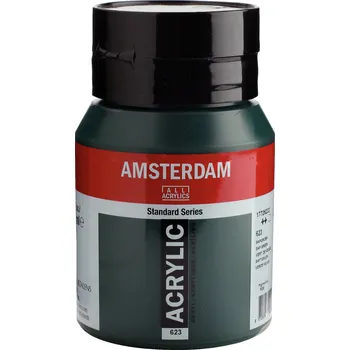 Vodová barva Akrylová barva Amsterdam Standard - 623 Sap Green Objem: 500 ml