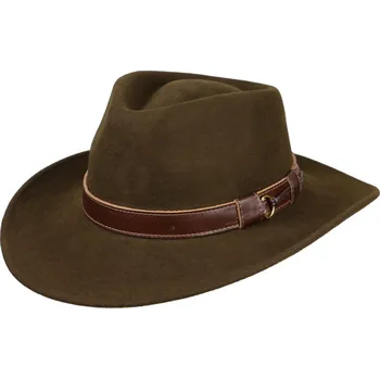 Klobouk Klobouk vlněný Scippis Sanford - hnědý, XL