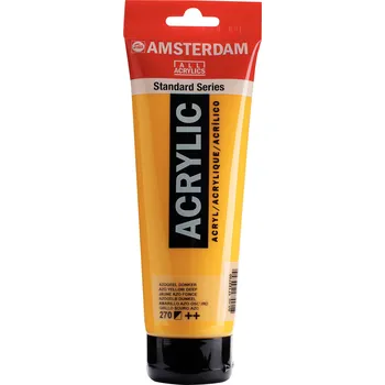 Vodová barva Akrylová barva Amsterdam Standard - 270 Azo Yellow Deep Objem: 250 ml