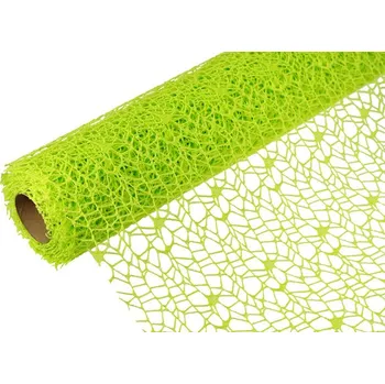 Party dekorace Pavučina 50cm x 5y světle zelená