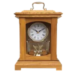 Dřevěné stolní hodiny JVD HS3007.2 (s točitými ročkami) (POŠTOVNÉ ZDARMA!! - retro styl "ročky")