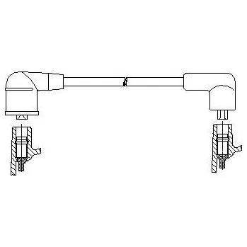 Zapalovací kabel zapalovací kabel, , BREMI, 705/16