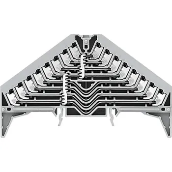 Rozvaděč Weidmüller 1173850000 rozvaděč potenciálu 9.20 mm pružinové připojení šedá 20 ks