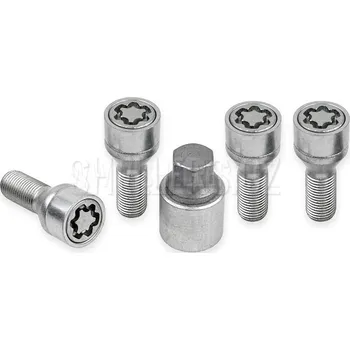 Autodoplněk Pojistné bezpečnostní šrouby M14x1,5x25 kužel, klíč 17, SICUSTAR VN425