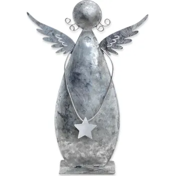 Vánoční dekorace Anděl plech 30cm