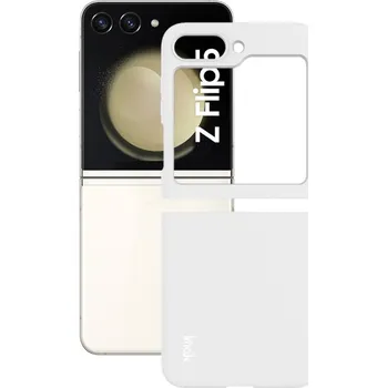 Pouzdro na mobilní telefon IMAK 63363 IMAK JS-2 Plastový kryt pro Samsung Galaxy Z Flip 5 5G bílý