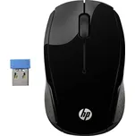 HP Wireless 200 optická myš, přenos bezdrátový, 3 tlačítko, 1000 dpi, černá